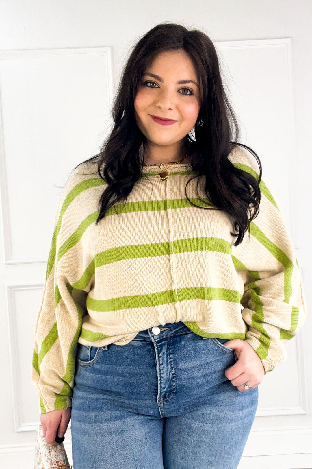 Fresh Start Stripe Sweater
