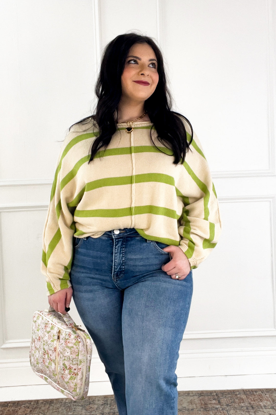 Fresh Start Stripe Sweater