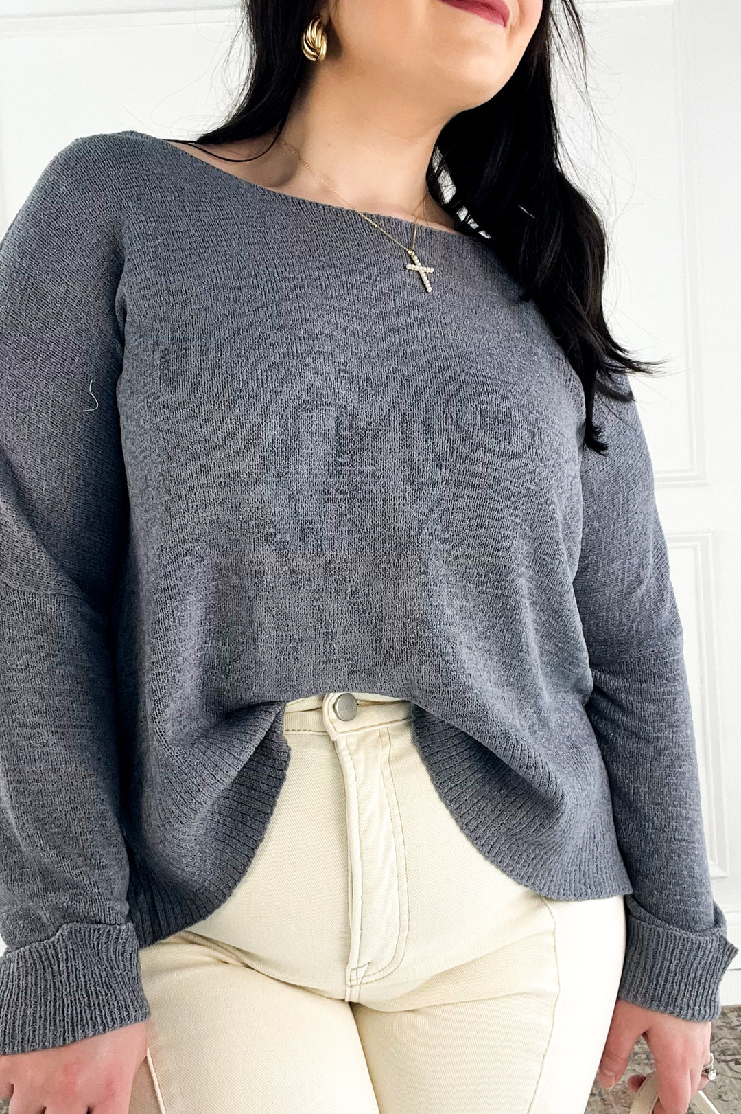 Lightweight Knit Pullover