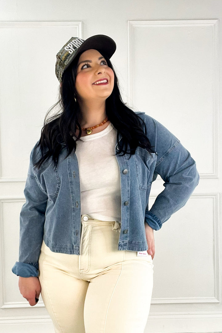 Classic Denim Utility Jacket