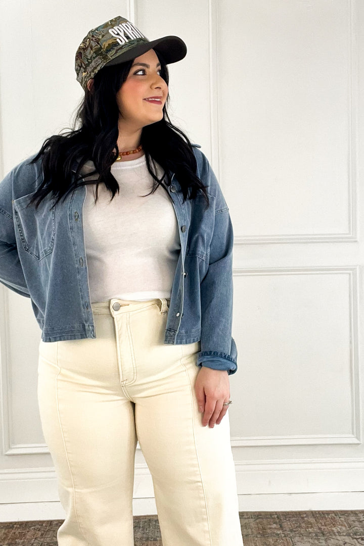 Classic Denim Utility Jacket