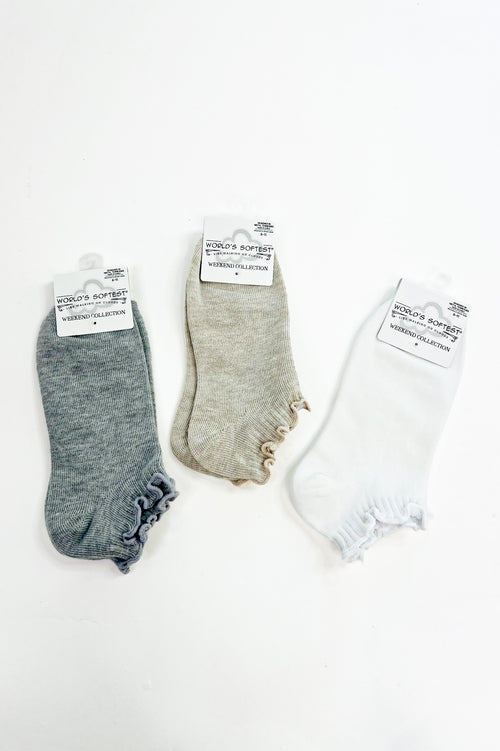 Weekend Low Ruffle Sock