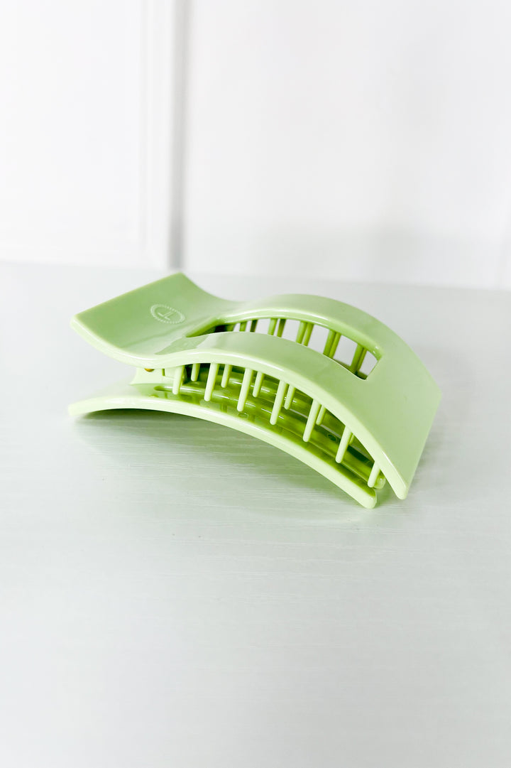Flat Green Clip - Teletie