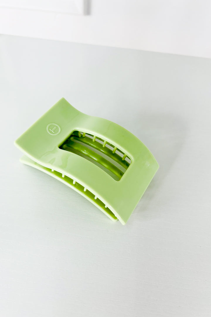 Flat Green Clip - Teletie