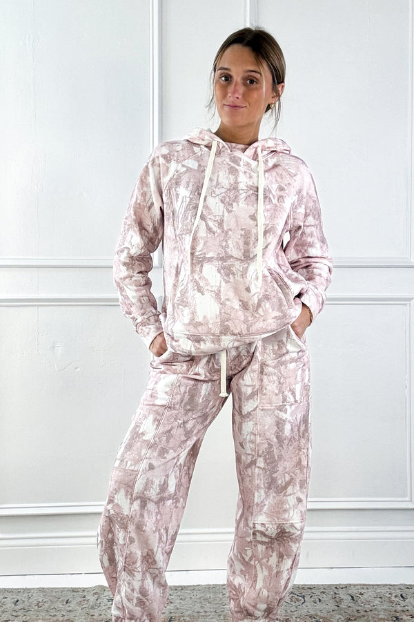 Printed Camo French Terry Hoodie