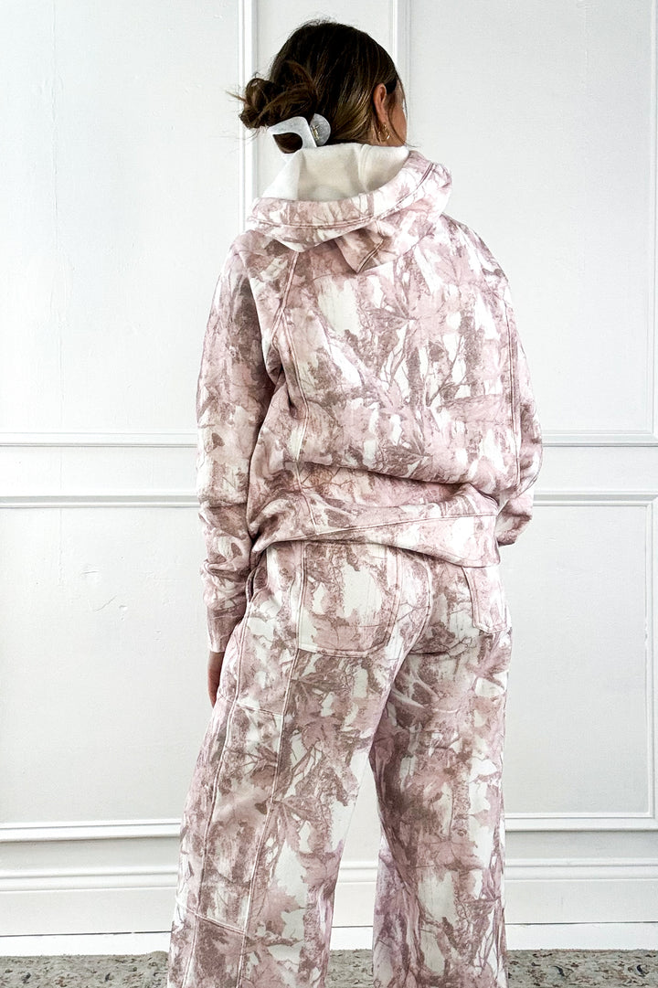 Printed Camo French Terry Jogger Pants