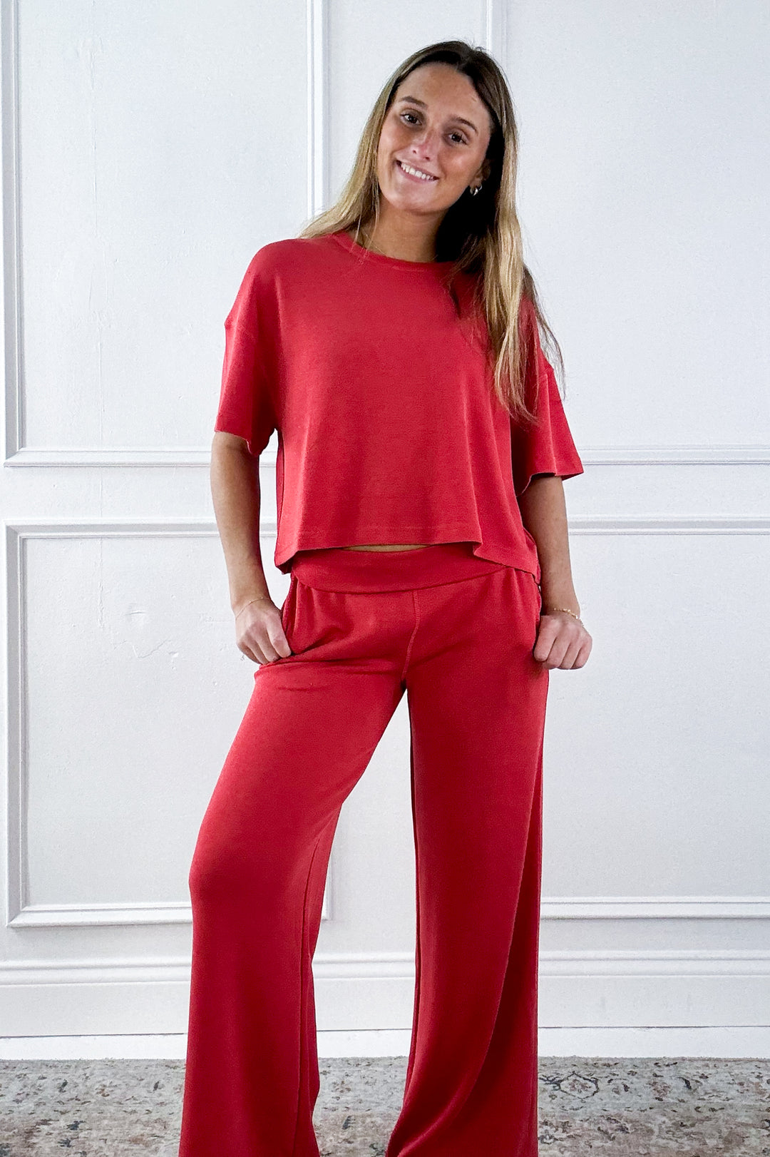 Relaxed Flow Wide Leg Pants