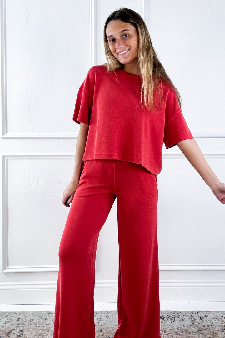 Relaxed Flow Wide Leg Pants