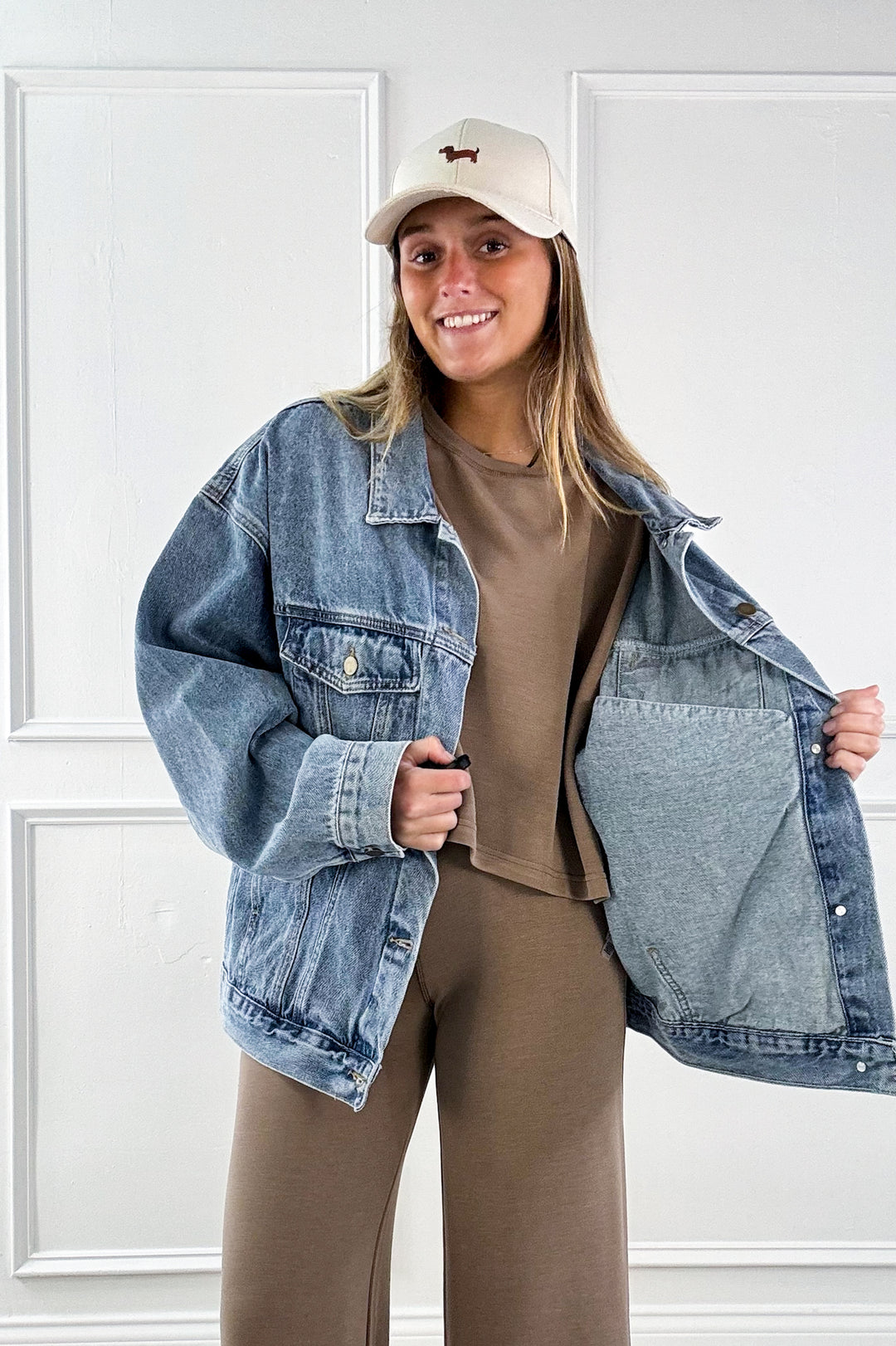 Boxy-Cut Denim Jacket