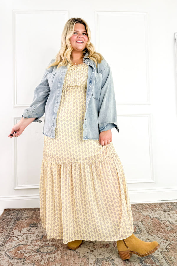 Curvy Weekend Wander Denim Shacket
