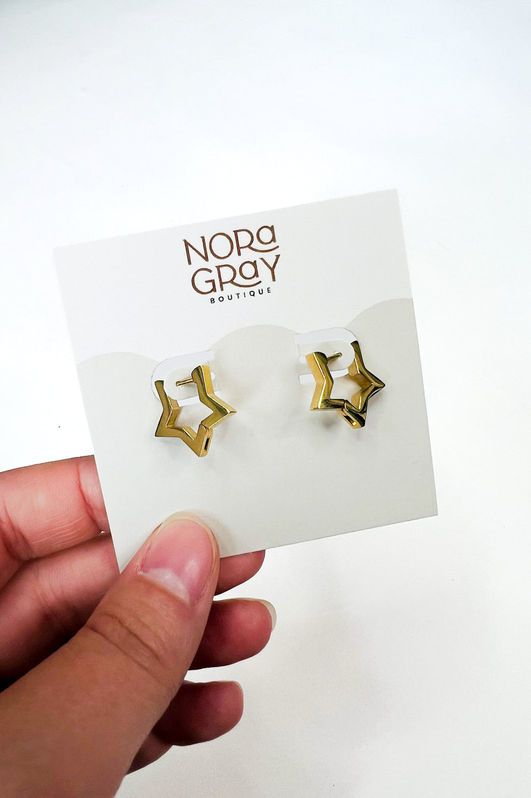 Huggie Star Shape Earrings