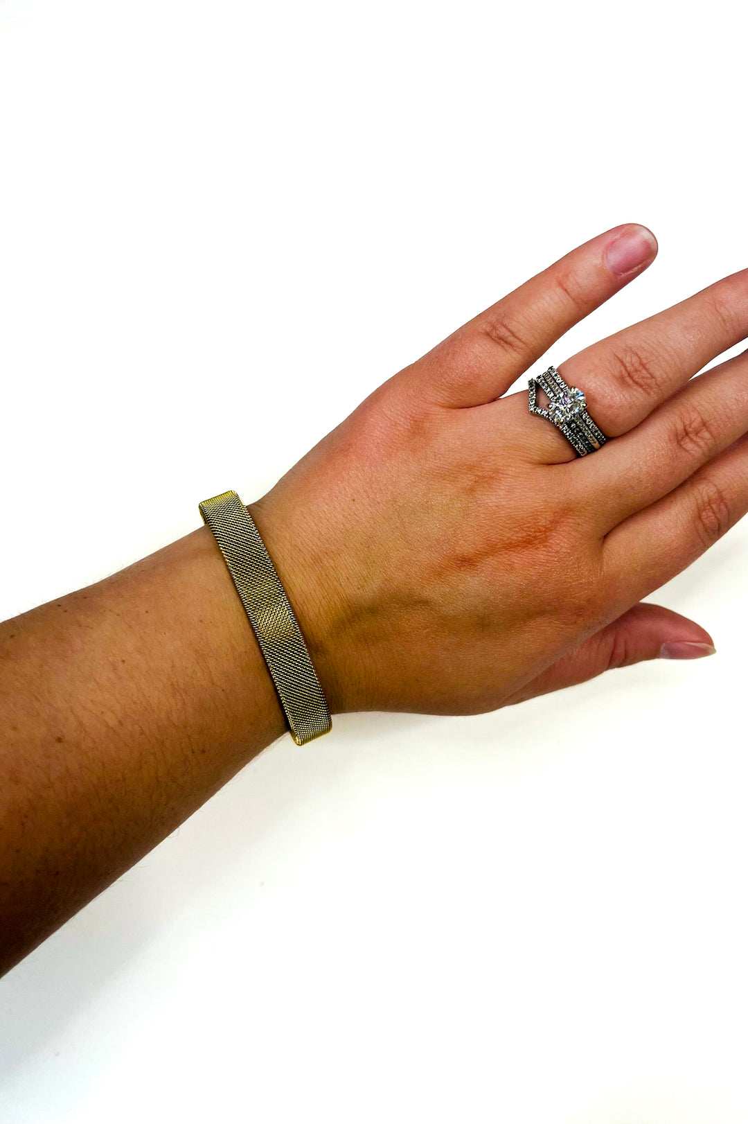 18K Gold Pleated Cuff