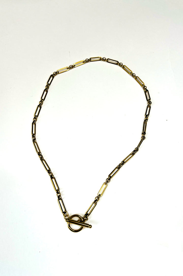 Gold Link Chain Necklace