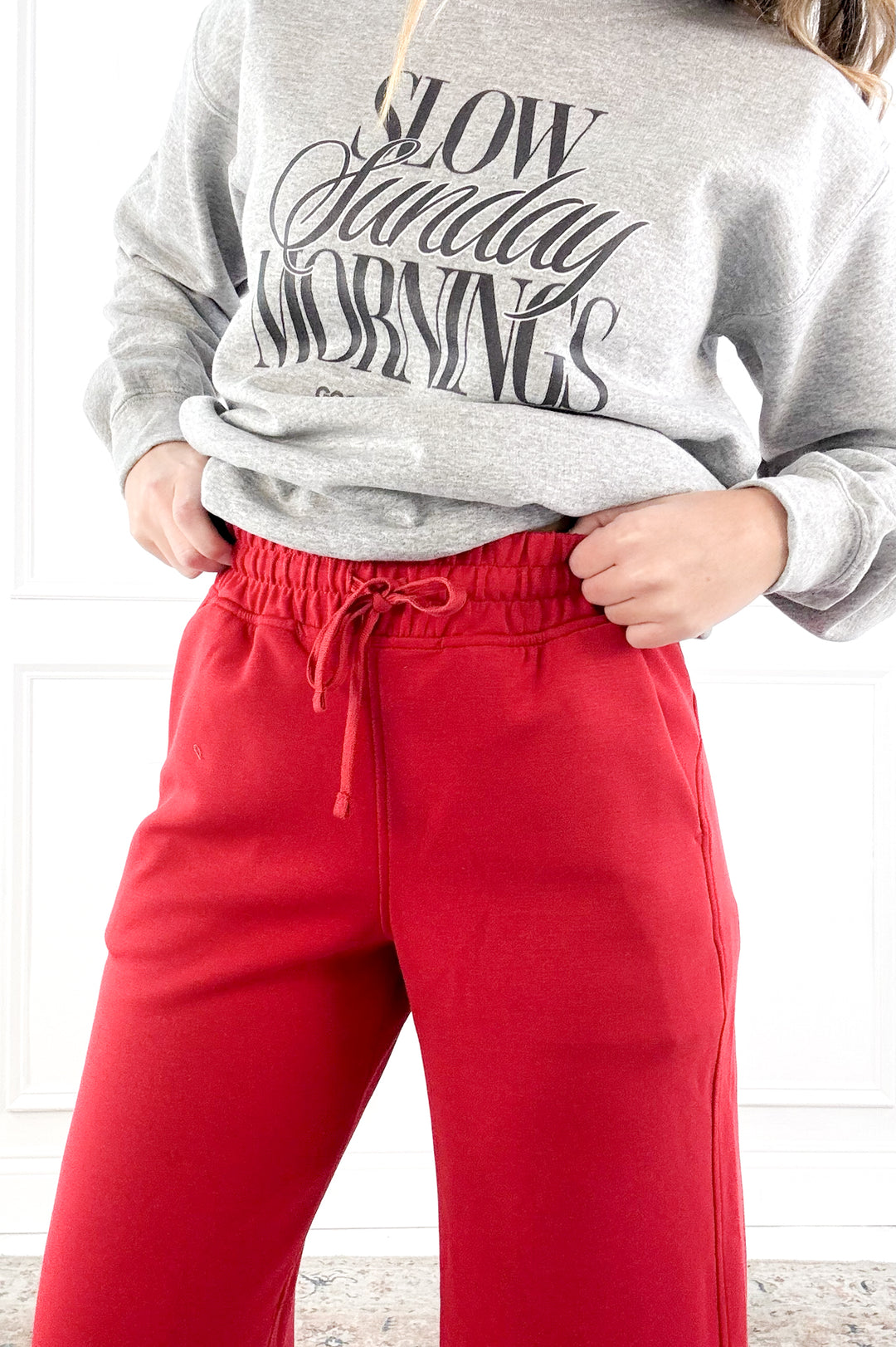 Modal Scuba Cropped Wide Pant