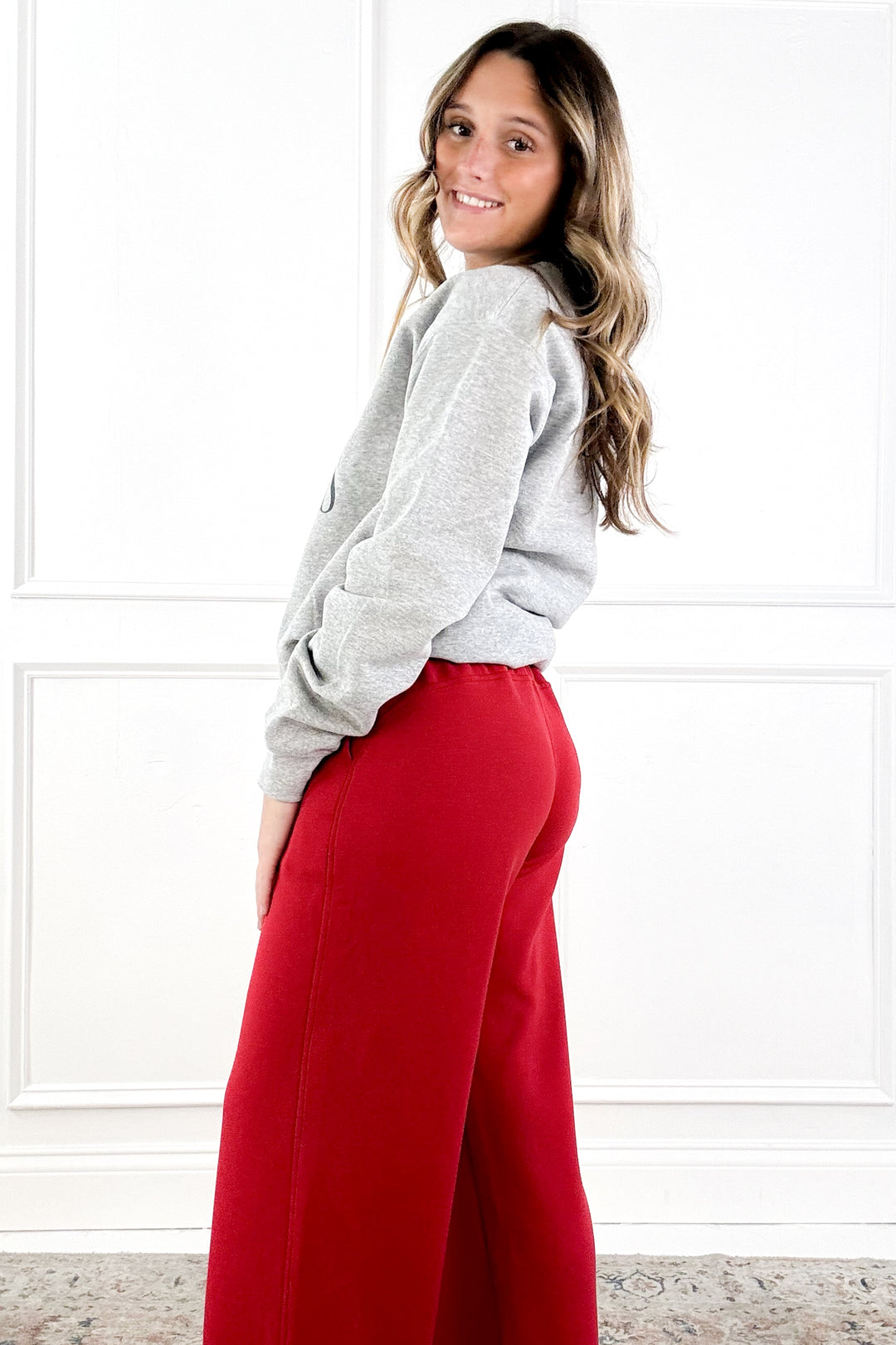 Modal Scuba Cropped Wide Pant