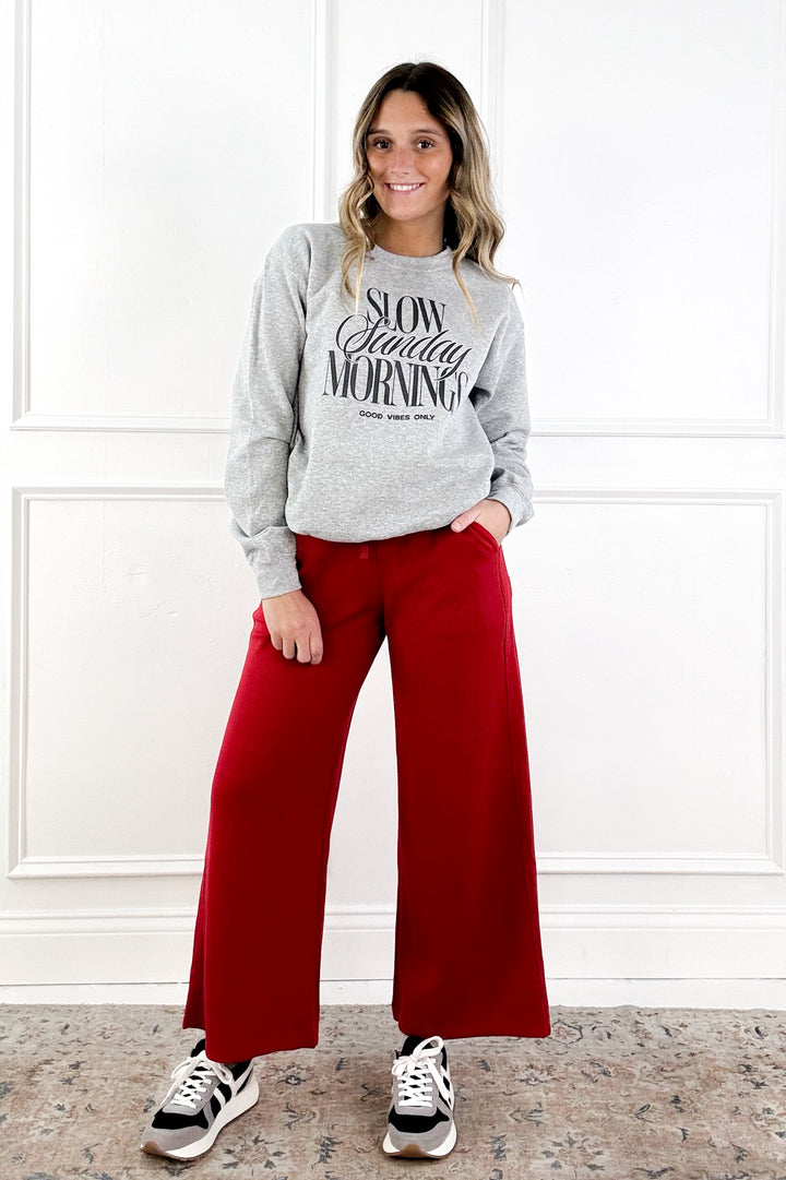 Slow Sunday Mornings Club Graphic Sweatshirt