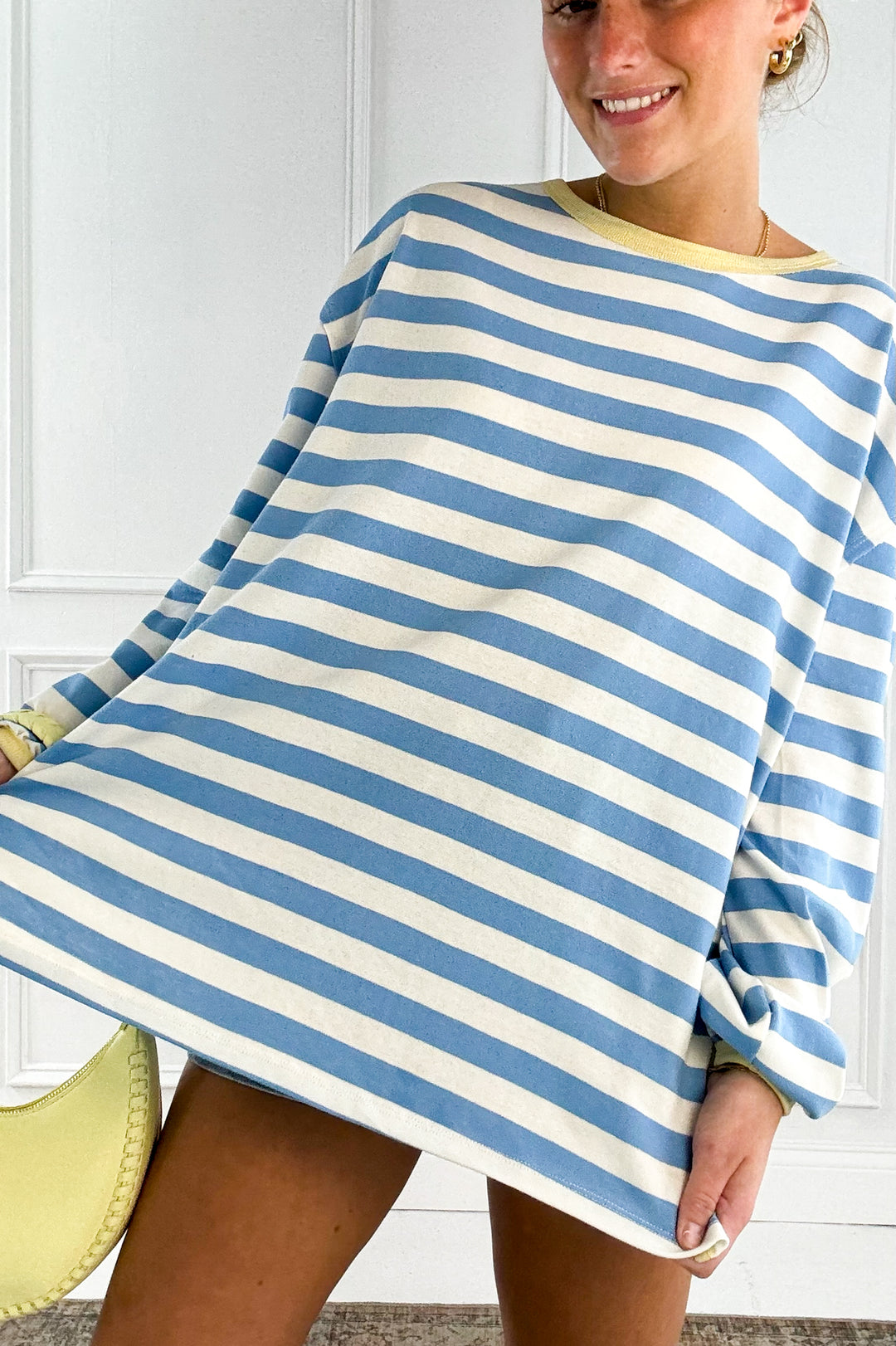 Onida Stripe Long Sleeve Top