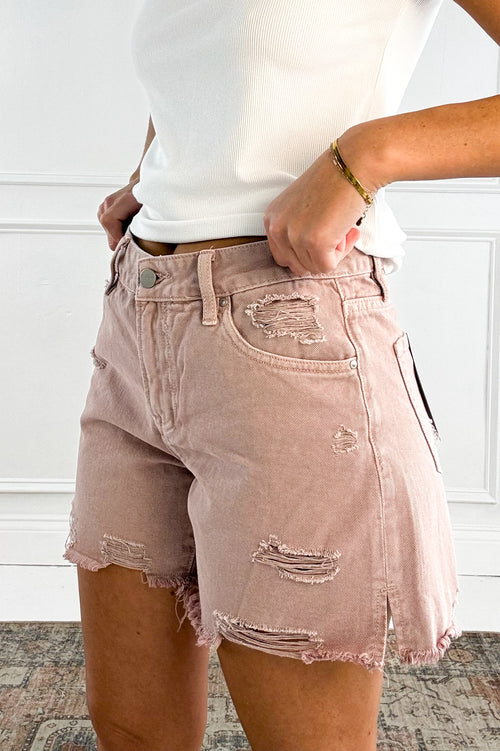 Rigid Boyfriend Mid Shorts