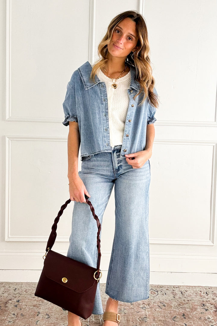 The Bluebell Button-Front Top