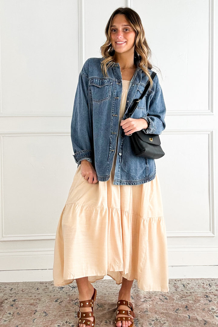 The Rosalie Tiered Midi Dress