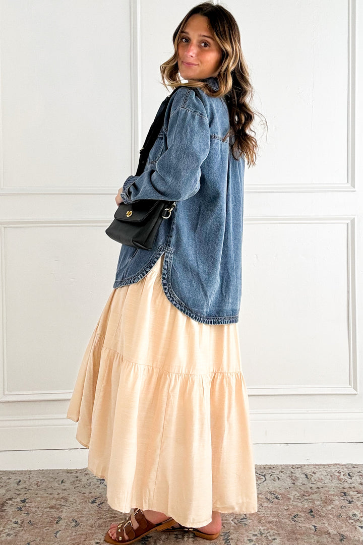 The Rosalie Tiered Midi Dress