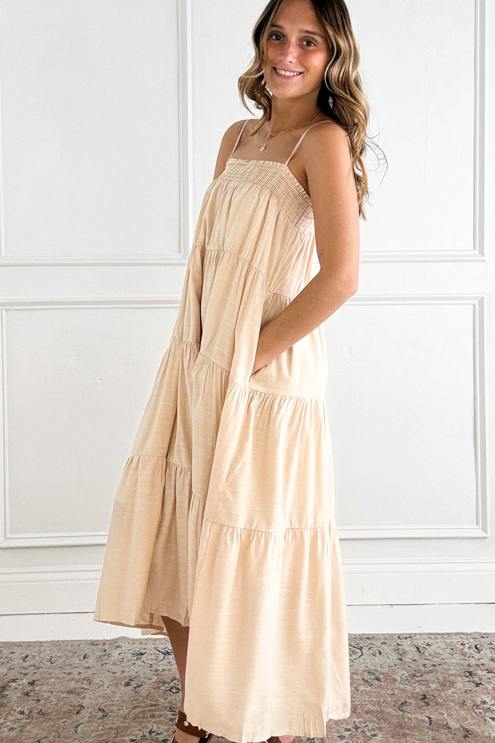 The Rosalie Tiered Midi Dress