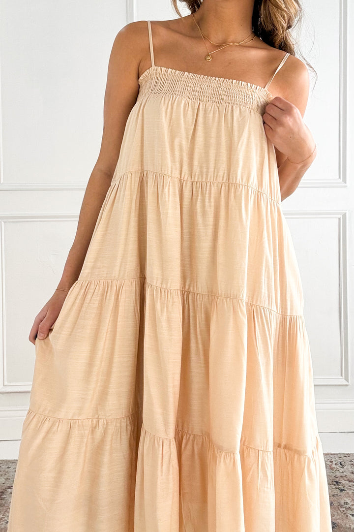 The Rosalie Tiered Midi Dress
