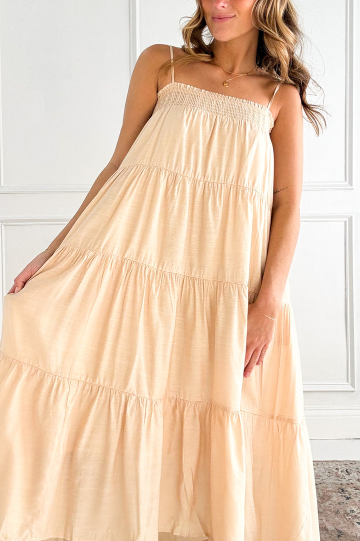 The Rosalie Tiered Midi Dress