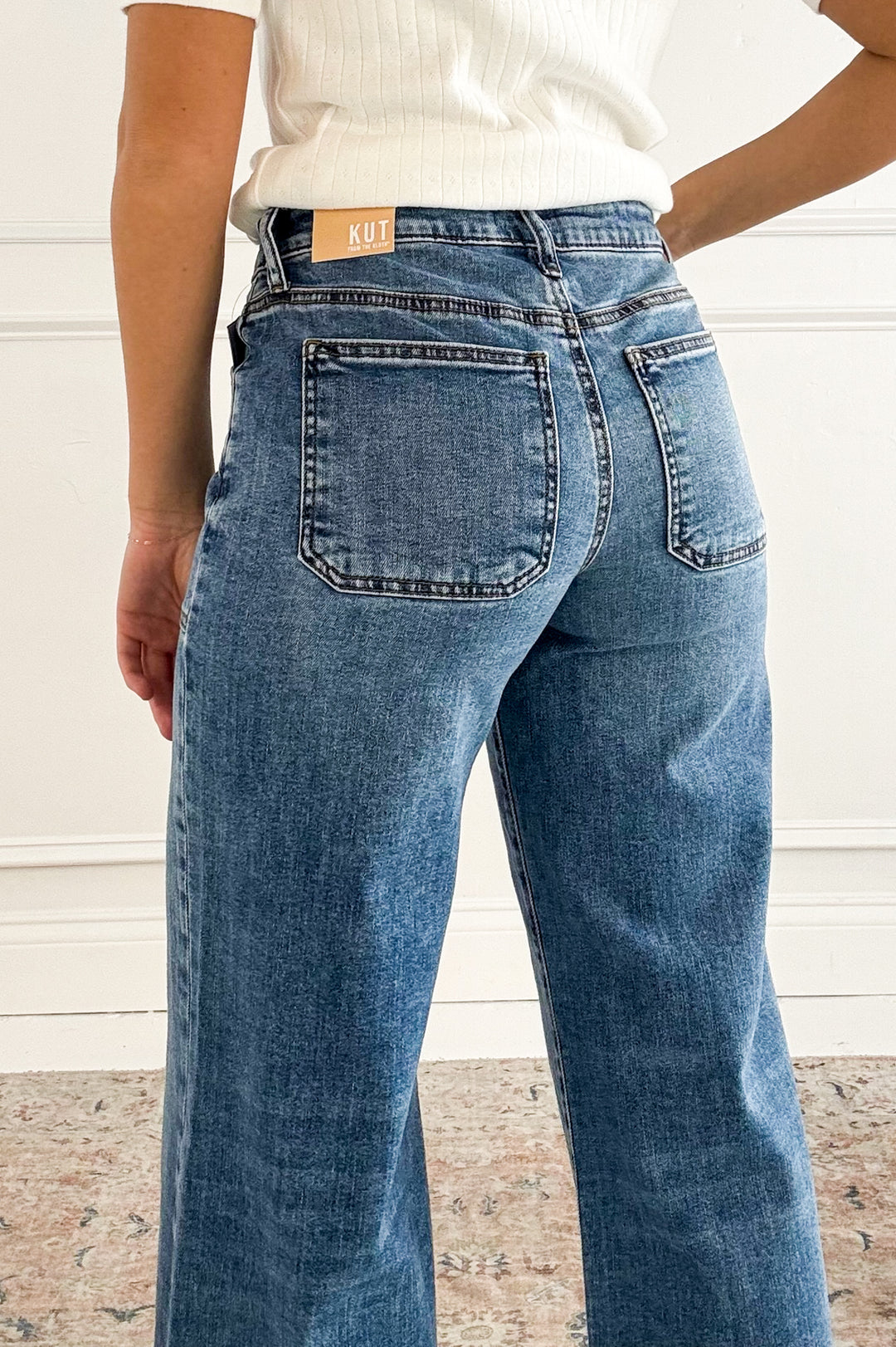 Maya High-Rise Wide Leg Jeans | Kut from the Kloth