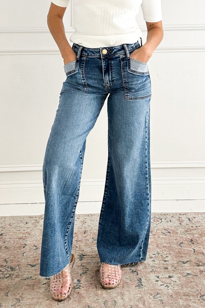 Maya High-Rise Wide Leg Jeans | Kut from the Kloth