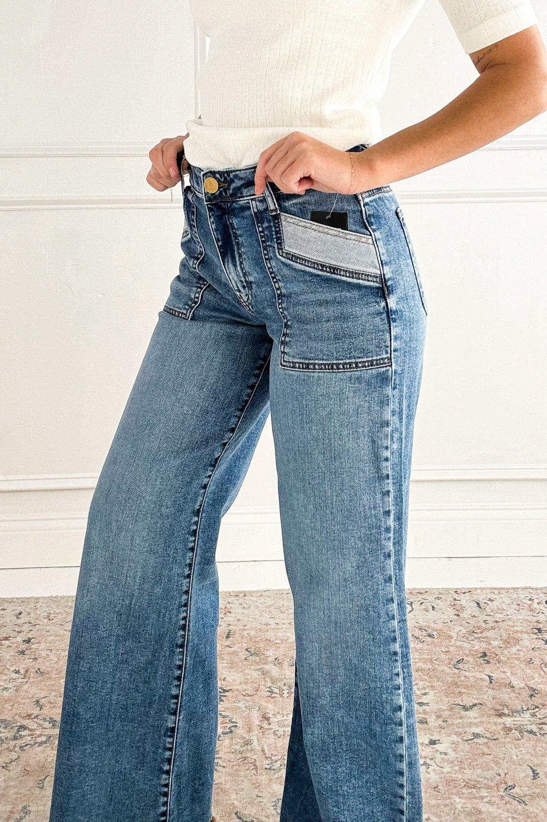 Maya High-Rise Wide Leg Jeans | Kut from the Kloth