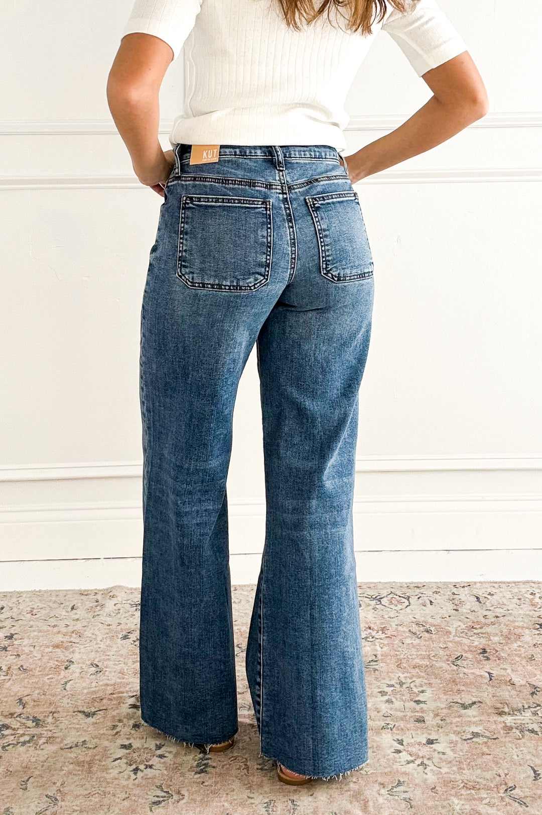 Maya High-Rise Wide Leg Jeans | Kut from the Kloth