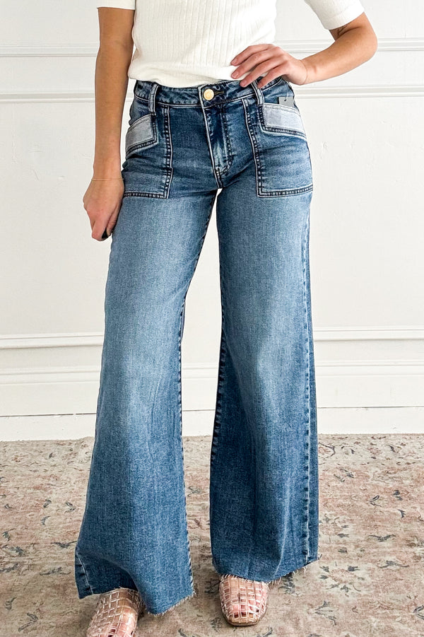 Maya High-Rise Wide Leg Jeans | Kut from the Kloth