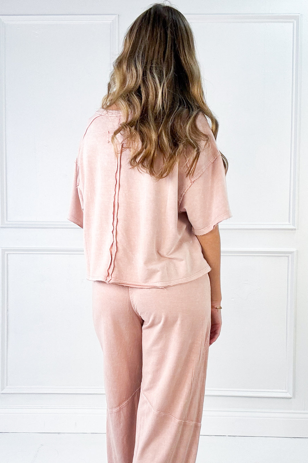 Mineral Washed Terry Butter Jogger Pants