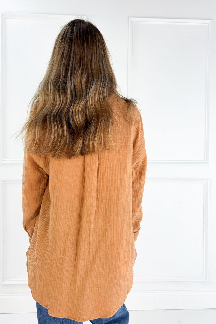 Textured Cotton Toss On Shirt