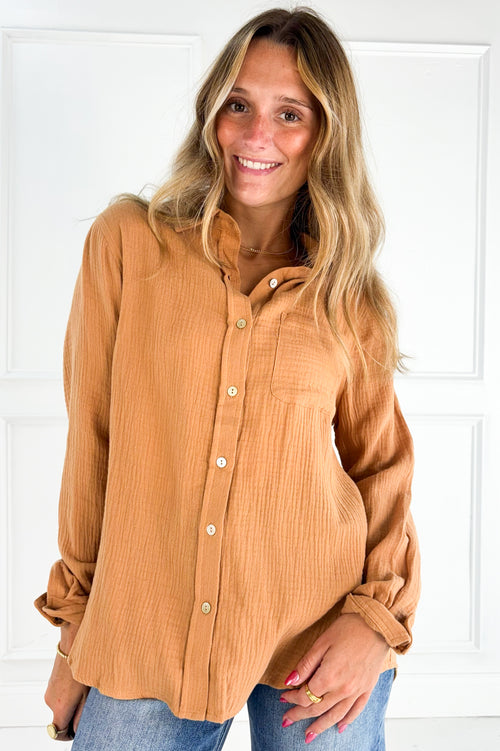 Textured Cotton Toss On Shirt