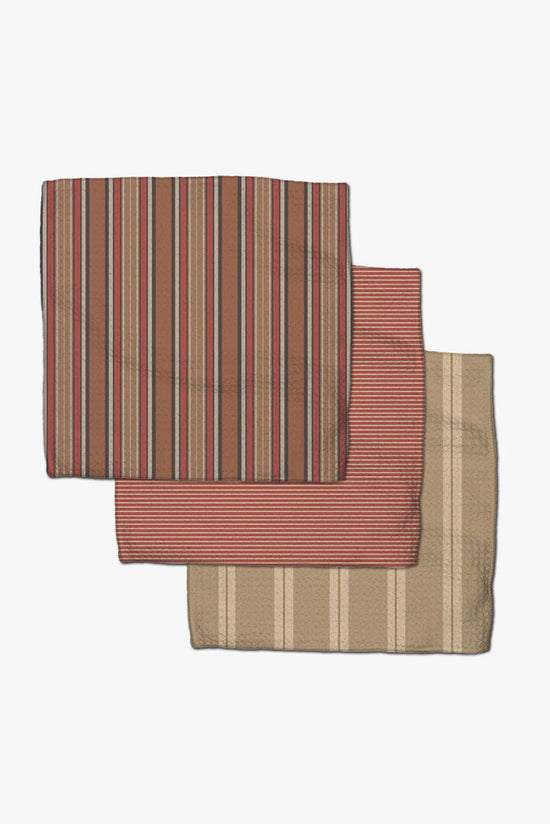 Load image into Gallery viewer, Fall Stripes Dishcloth Set | 3 Pc
