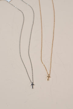 Classic Mini Cross Necklace