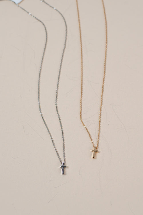 Classic Mini Cross Necklace