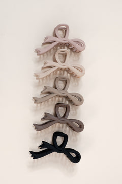 Jumbo Ribbon Bow Hair Claw Clip