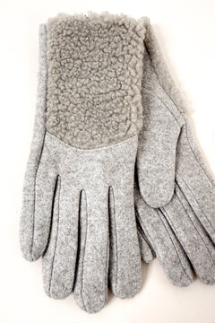 Sherpa Accent Touchscreen Gloves – Taupe