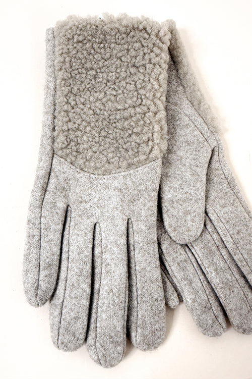Sherpa Accent Touchscreen Gloves – Taupe