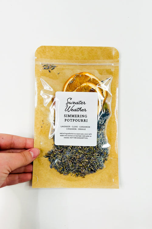 Sweater Weather Simmering Potpourri Blend | Cozy Fall Home Fragrance
