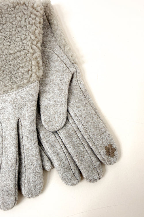 Sherpa Accent Touchscreen Gloves – Taupe