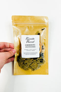 Favorite Flannel Potpourri Blend | Cozy Fall & Winter Home Fragrance