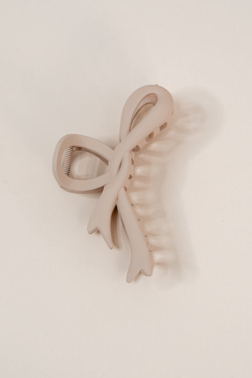 Jumbo Ribbon Bow Hair Claw Clip