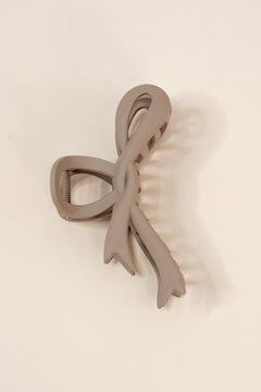 Jumbo Ribbon Bow Hair Claw Clip
