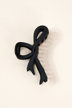 Jumbo Ribbon Bow Hair Claw Clip