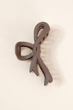 Jumbo Ribbon Bow Hair Claw Clip
