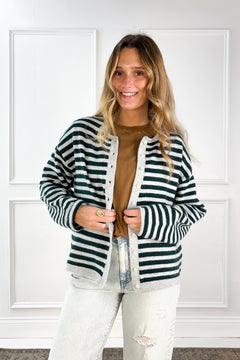 Dover Striped Cardigan